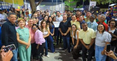 Prefeito Fred Campos inaugura nova Praça do Tambaú