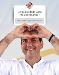 Braide provoca novas especulações sobre candidatura em 2026 em postagem sobre seguidores do interior