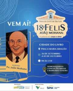 Com 20 estandes, Associação dos Livreiros é parceira da 18ª Feira do Livro de São Luís (Felis)