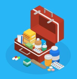 Como montar seu kit farmacinha para ter em casa