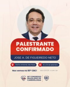 Presidente do CRM-MA, José Albuquerque irá palestrar no 80º Congresso Brasileiro de Cardiologia