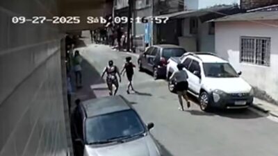 VÍDEO: Veja momento em que crianças são atropeladas por caminhão em fila de bombons para São Cosme e Damião, em São Luís