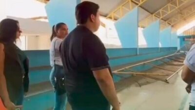 Vereador Thallys Monteiro anuncia recuperação de quadra esportiva em Timon e anima comunidade escolar