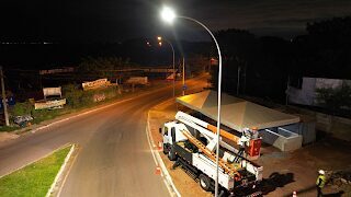 Três regiões do DF ganham mais de 1,7 mil luminárias de LED