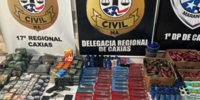 Comerciante é preso após polícia encontrar armas de fogo e mais de 2.500 munições em Caxias