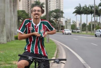Pelo título da Libertadores, torcedor do Fluminense pedalará mais de 300 km até o Rio de Janeiro