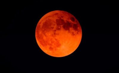 Lua de sangue: eclipse lunar total ocorre neste domingo