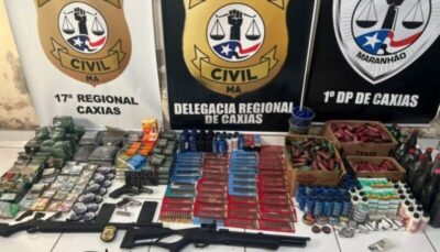 Empresário é preso com armas e mais de 2,5 mil munições no interior do MA