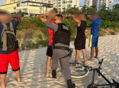 PMMA conduz seis suspeitos de envolvimento em assaltos na orla de São Luís