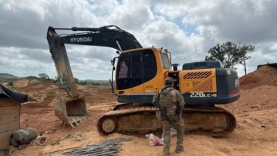 Polícia Federal apreende máquinas utilizadas para garimpo ilegal de ouro em Centro Novo do Maranhão