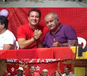 Felipe Camarão participa de posse de Diretório Municipal do PT em São José de Ribamar