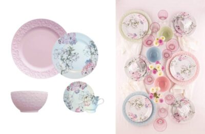 Inspirações para o lar: itens com temas florais são tendência na mesa posta e no décor