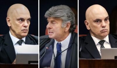 A imagem do dia: O semblante de ódio de Moraes é evidenciado no voto fux…