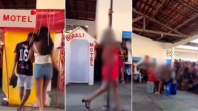 Alunos montam ‘motel’ e simulam atos sexuais em gincana escolar no Maranhão