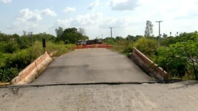 Interditada há seis meses, obras de recuperação de ponte ainda não foram iniciadas na BR-222 no MA