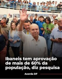 Ibaneis tem aprovação de mais de 60% da população diz pesquisa