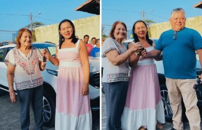 Prefeita Letícia de Sibá entrega veículo à Secretaria de Educação de Bacurituba com recursos próprios do município
