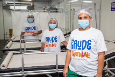 Hospitais de campanha da SES prestam assistência no pré-carnaval na Litorânea