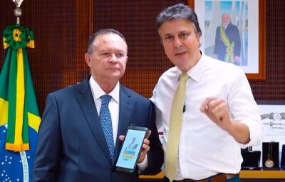 Safadão elogia Brandão por tablets a estudantes; governador apresenta projeto em Brasília
