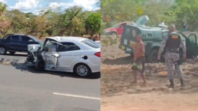 Policial militar do Piauí morre em colisão com viatura da Força Nacional na BR-316, no Maranhão