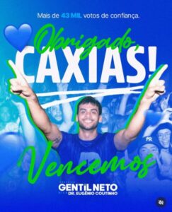 Prefeito Gentil Neto comemora 1 ano da sua vitória histórica na eleição em Caxias