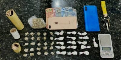 A prisão foi efetuada na tarde dessa quinta-feira (23), durante uma ronda da corporação.