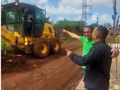 Moradores comemoram realizações de obras em vias públicas de Paço do Lumiar