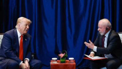 Foto de Lula com Trump bate recorde de engajamento nas redes, diz Quaest