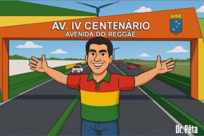 Braide vira “pai” de obra inaugurada por Roseana e Quarto Centenário vira “Avenida do Reggae”