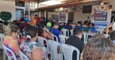 Mutirão oftalmológico Cuidar dos Olhos atende população de São José de Ribamar
