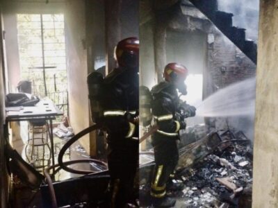 Incêndio destrói loja na Curva do 90 em São Luís; duas pessoas ficam feridas