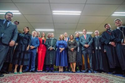 Iracema Vale prestigia cerimônia de posse do novo presidente do TRE-MA
