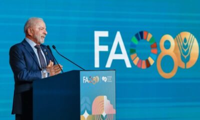 Fome é irmã da guerra, diz Lula no Fórum Mundial da Alimentação