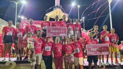 Mais de 400 pessoas participam da Corrida Outubro Rosa em Buriti Bravo