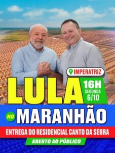 Presidente Lula visita Imperatriz para entrega de moradias e tablets a estudantes