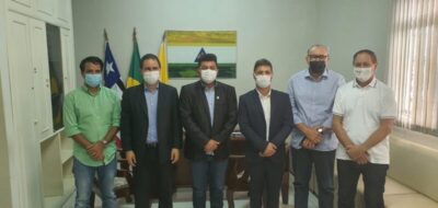 Ex-prefeito de São Luís, Edivaldo Holanda e o deputado Federal Edilázio Junior realizam visita institucional na Câmara Municipal