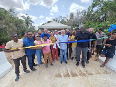 Ponte do Candiba construída com recursos de emenda do deputado Hildo Rocha é inaugurada por Zé Martinho