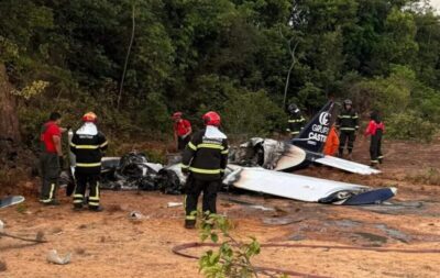 Avião de vereador cai em Paço do Lumiar