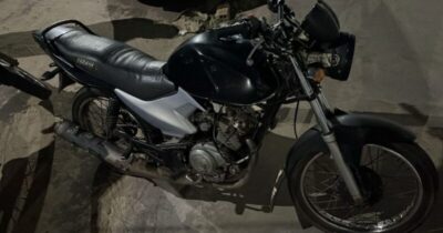 Itapecuru Mirim/MA: Motocicleta com numeração de chassi suprimida é apreendida no bairro Pro-Vida