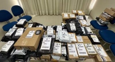 Receita Federal apreende R$ 300 mil em mercadoria irregular nos Correios, em São Luís