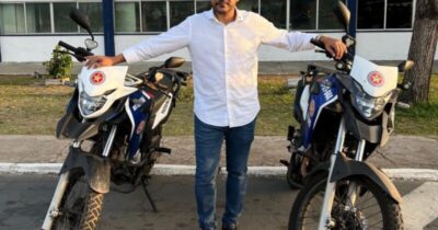 Junior Cascaria garante novas motos para reforçar segurança em Pedreiras