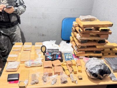 PM apreende cerca de 50 quilos de drogas em Imperatriz
