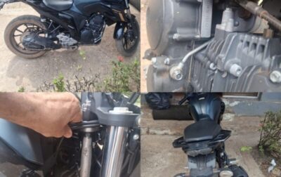 APREENSÃO DE MOTOCICLETA COM SINAIS DE ADULTERAÇÃO É REGISTRADA NA MA-020, EM PRESIDENTE VARGAS/MA