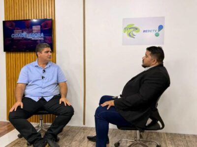 Prefeito Ronaldo Vieira destaca avanços em 10 meses e confirma candidatura à reeleição em entrevista à TV Rio Flores