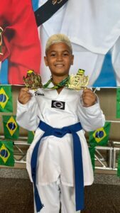 Orgulho ribamarense: Bryan Gomes conquista ouro e bronze na Copa América de Taekwondo