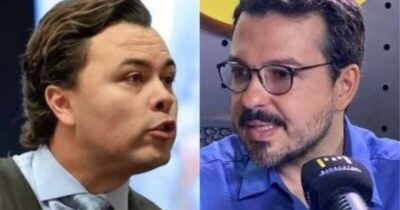 Advogado de Filipe Martins perde a paciência com Guilherme Amado: “Você vai ser preso seu verme”