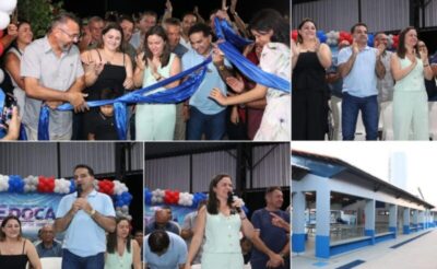 Deputados Josimar Maranhãozinho e Fabiana Vilar participa da entrega de obras em comemoração aos 38 anos do Aniversário de Zé Doca