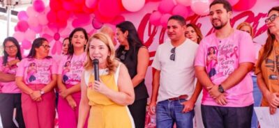 Presidente Iracema Vale prestigia ações do Outubro Rosa em Barreirinhas