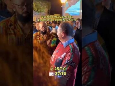 PARA DESESPERO DE MÁRCIO JERRY/ BRANDÃO BOTA DINISTAS DE QUATRO  CUSTADOS PARA DANÇAR REGGAE CELEBRANDO PAGAMENTO DOS SERVIDORES ANTECIPADO: NA FILA RUBENS JÚNIOR / ADEMAR DANILO/ BIRA DO PINDARÉ / ROBSON TUDO EM PAZ