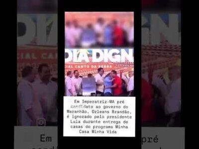 Vergonha nacional: Orleans Brandão tenta bajular Lula e leva as costas como resposta